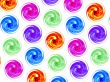 colorful shiny glass spiral random