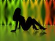 Sexy girl silhouette