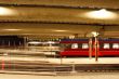 train station in late evening