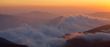Mountains over the fog
