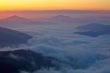 Mountains over the fog