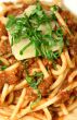 Bolognese Mixed With Spaghetti
