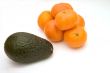 Avocado and tangerines