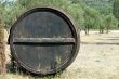 Old wine barrel