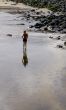 Woman on beach