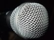 Vocal Microphone Close Up