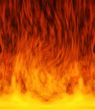 Dancing fiery background