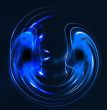 Abstract luminous background
