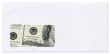Envelope with dollars