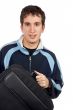 Teenager holding a laptop bag