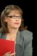 Red Folder Businesswoman
