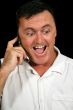 Surprised Cell Phone Man