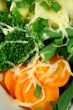 Carrot, Broccoli And Beans With Cheese