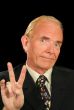 Peace Sign Businessman