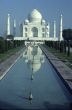 Taj Mahal with reflecting pool