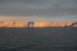 Sunset with tabular iceberg