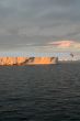Sunset with tabular iceberg