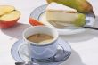 fruits, cake and coffee