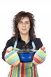 Housewife in apron