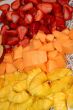 Pineapple Melon and Strawberries