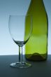 Wine glass and bottle