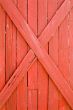 Old red door