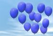 Blue balloons