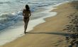 Silhouette of a Girl in the beach