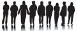 People silhouettes