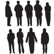 People silhouettes
