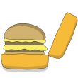 Cartoon Beefburger