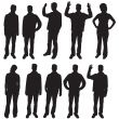 People silhouettes