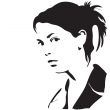 Woman silhouette