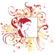 hand drawn woman