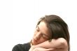 Sleeping business woman