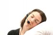 Sleeping business woman