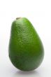Isolated ripe avocado