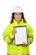 Showing a blank sheet