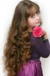 Portrait with red rose.