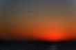 Sunset above Mediterranean sea.