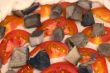 Close-up of raw pizza