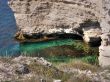 Beautiful sea coast. The western Crimea.
