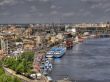 River station on the river Dnepr. Kiev.