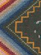 Embroidery on a fabric.