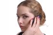 pretty with cell phone
