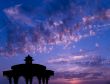 Temple at sunset