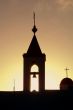 Sunset over the old Akko church