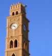 Clock tower in old Akko