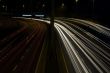 Traffic trails at night