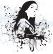 Grunge woman